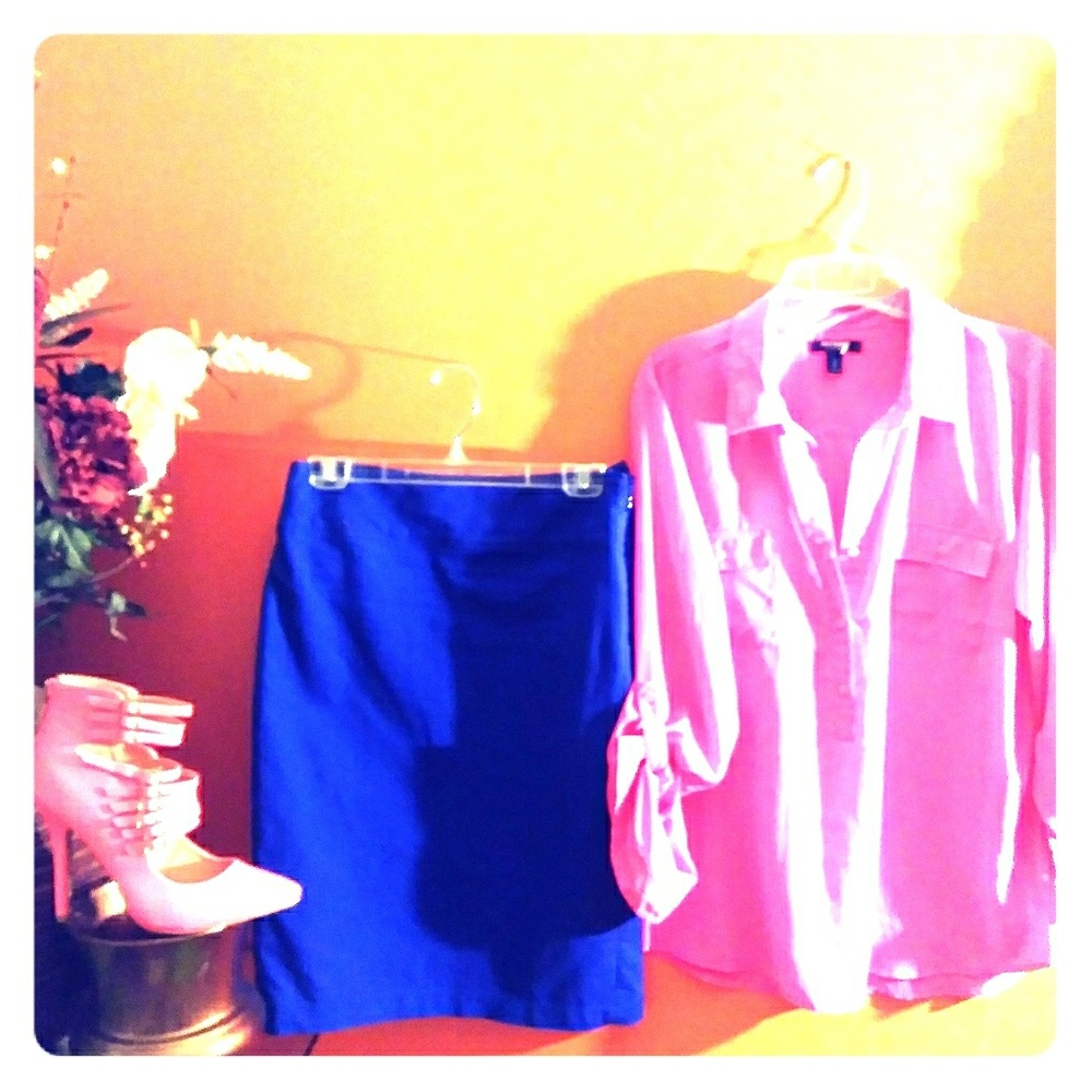 Shirt and skirt together
